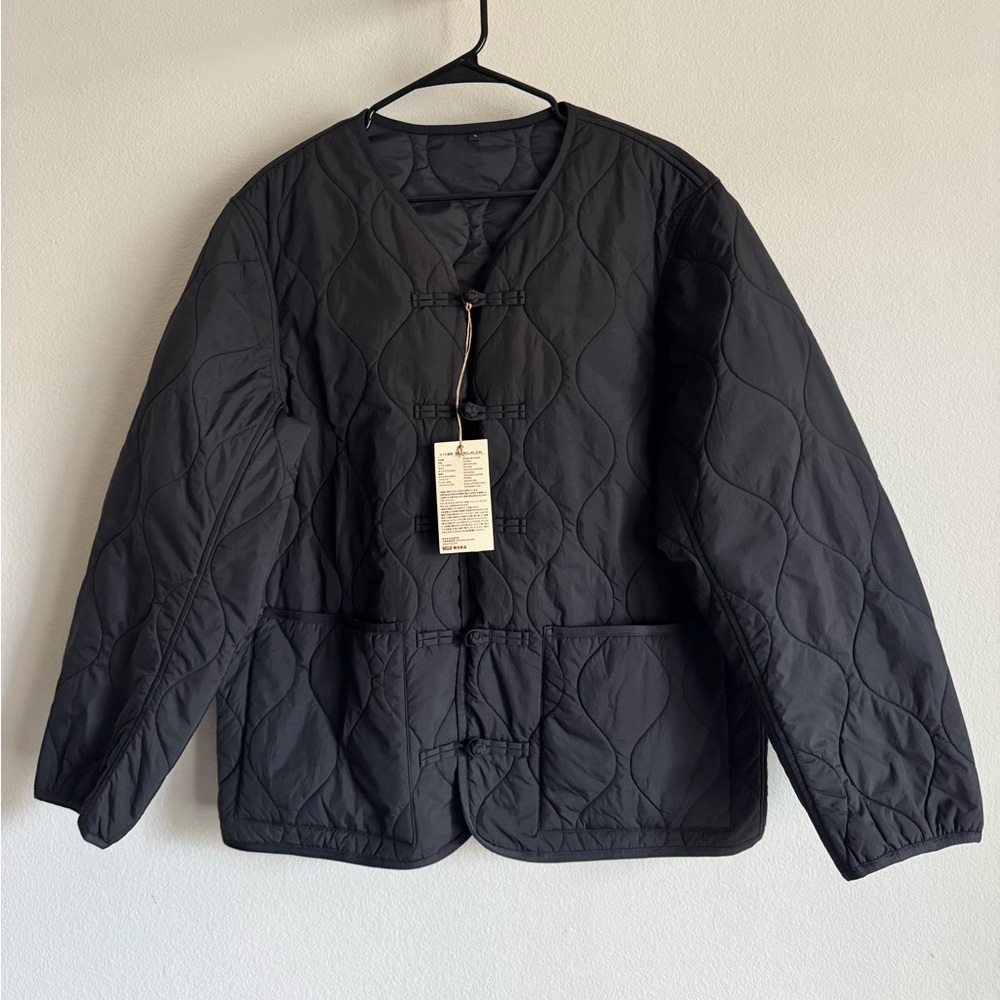Muji Tang Black Quilted Jacket - Picture 14 of 15